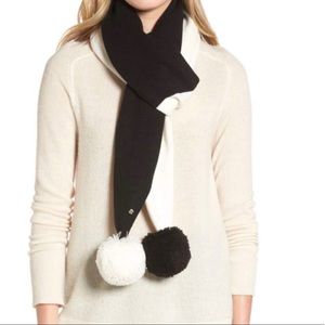 Brand new Kate Spade color block muffler scarf